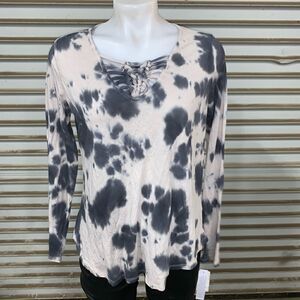 Mudd tie dye long sleeve top